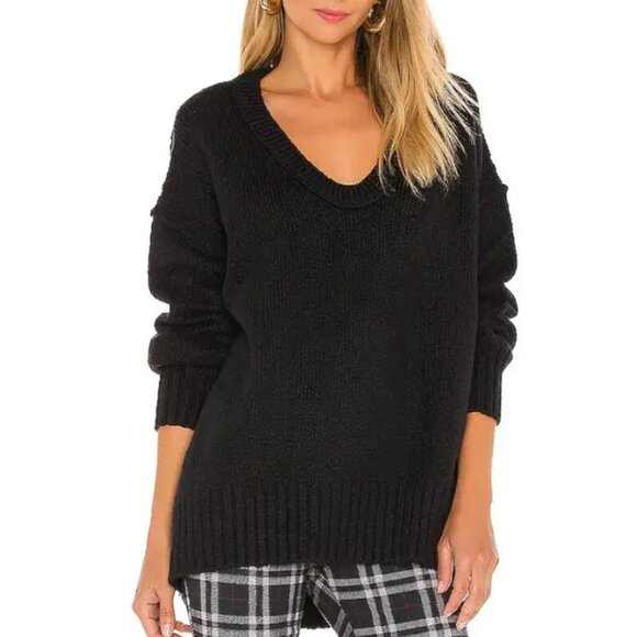 Free People Sweaters - Free People Brookside Tunic Black Small